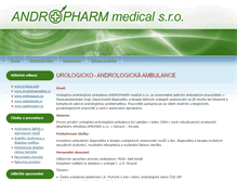 Tablet Screenshot of andropharm.cz